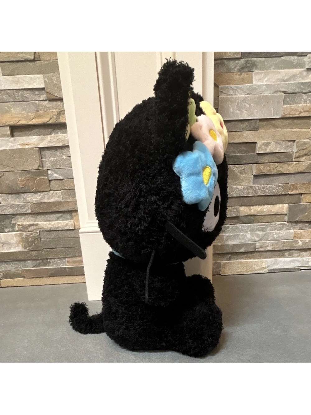 Sanrio Chococat Plush with Pastel Flower Crown — Black & Multicolor - Picture 9 of 14